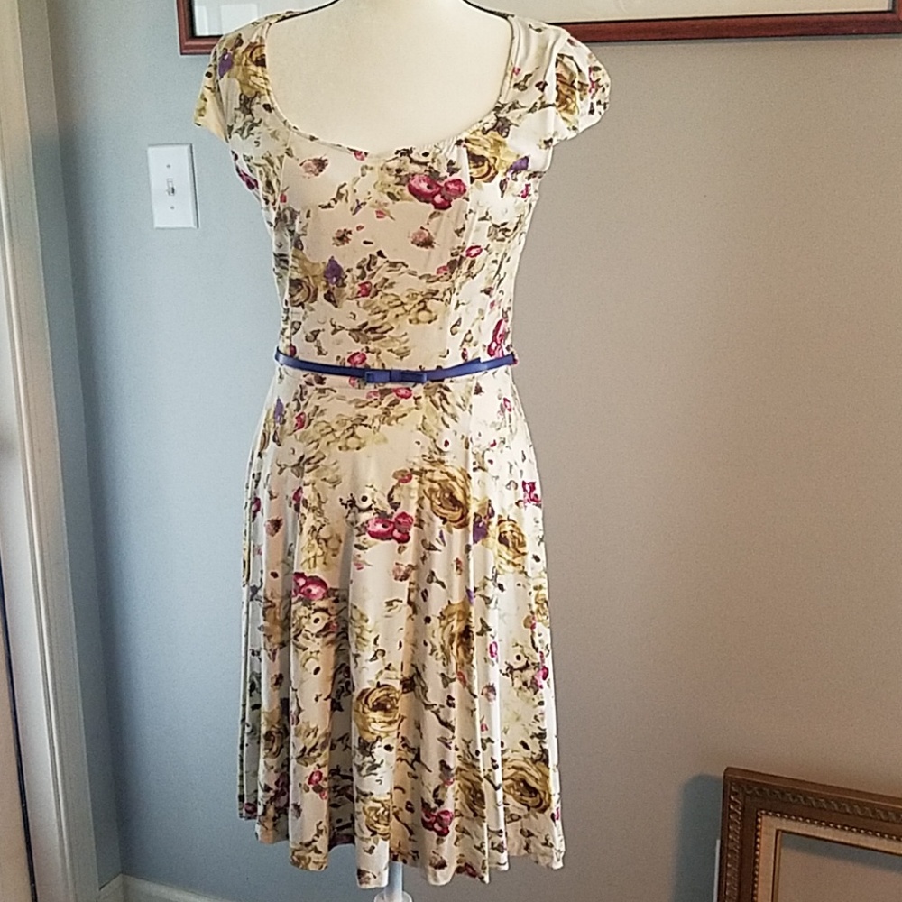 MNG flower print dress size xl